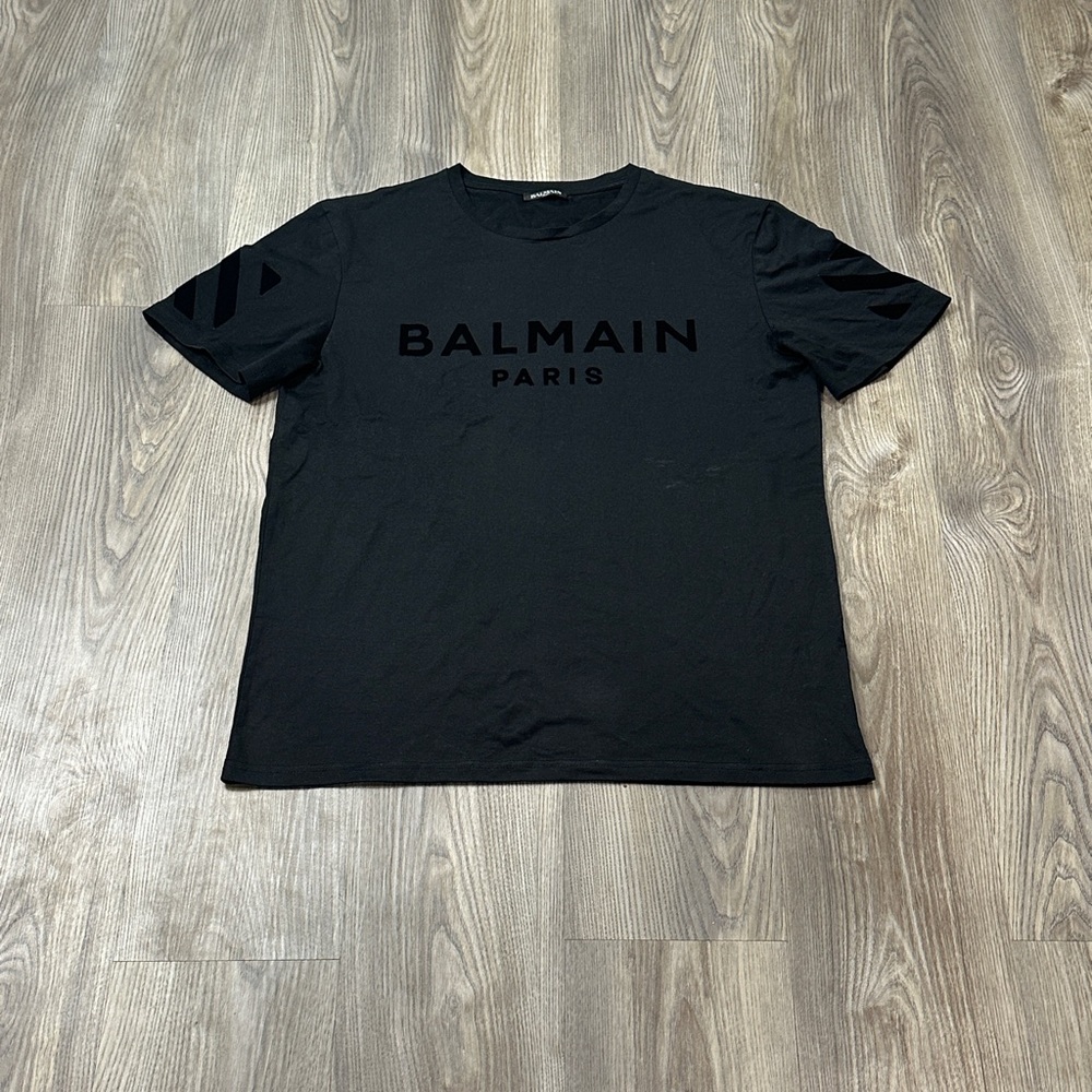 Balmain Black Short Sleeve Tee